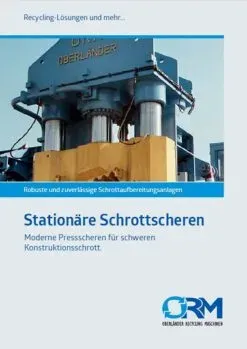 Prospekt stationäre Schrottscheren