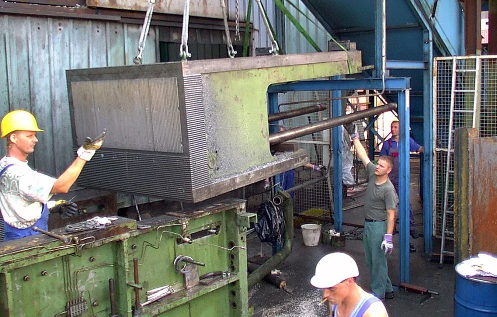 Reparatur Paketierpresse