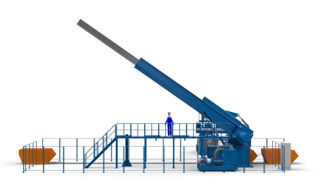 Animation long material shear