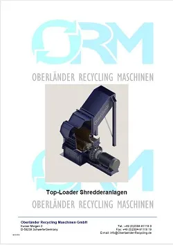 brochure top loader shredder