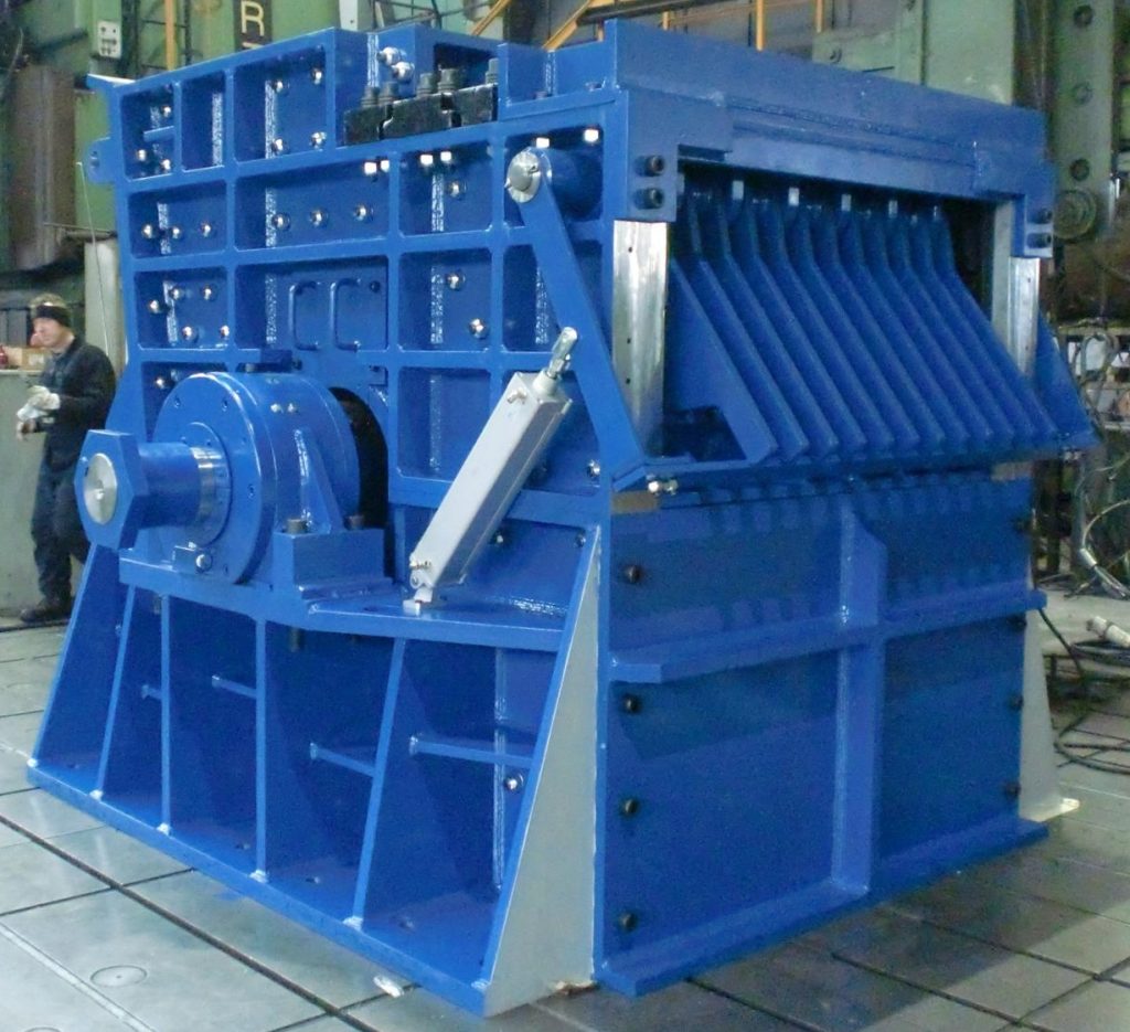 Aluminium Shredder Typ OST 1250x1500 auf Montageplatte