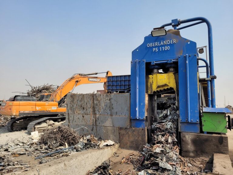 Stationäre Schrottscheren 4 Einsatz Schrottschere