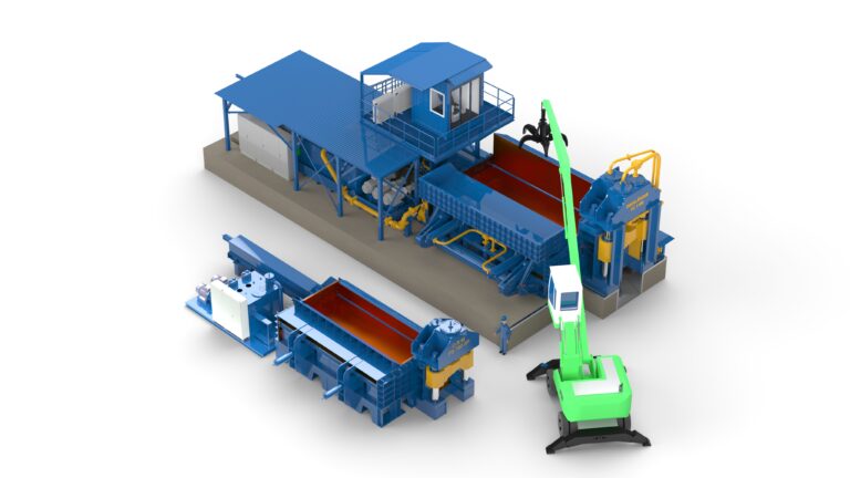 Stationäre Schrottscheren 7 Verschiedene größen von Schrottscheren